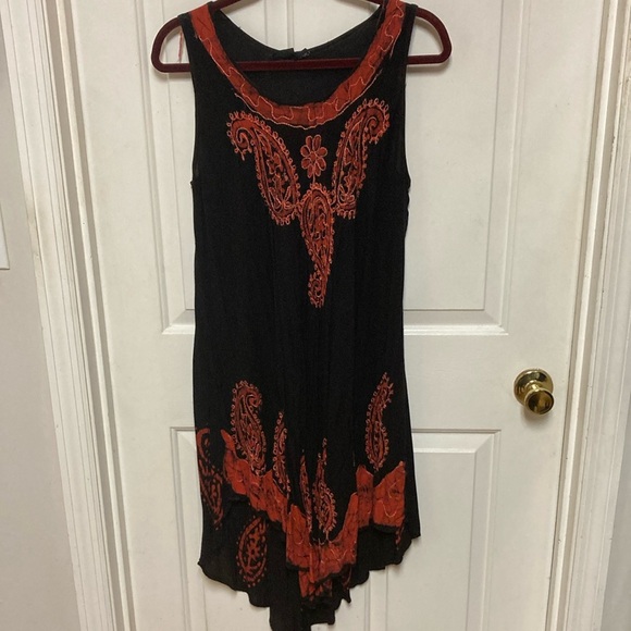 Tye dye print dress - Picture 1 of 8